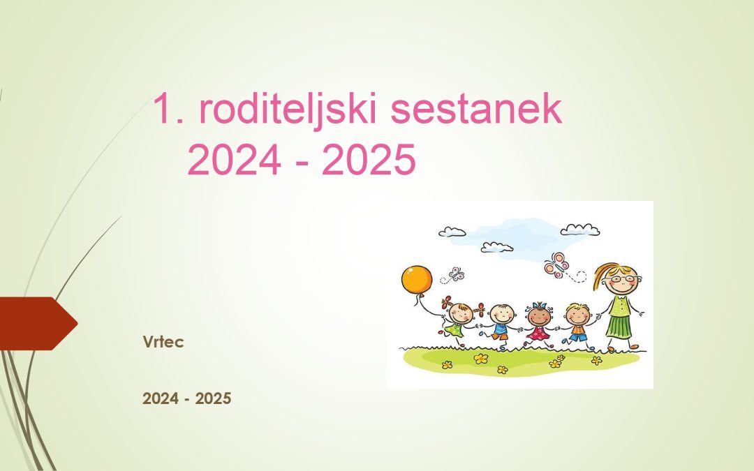 1. Roditeljski sestanek